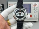 BLS Factory Breitling Top Time 38mm 7750 Movement Cowhide Leather Strap Black Face White Chaper Ring Watch